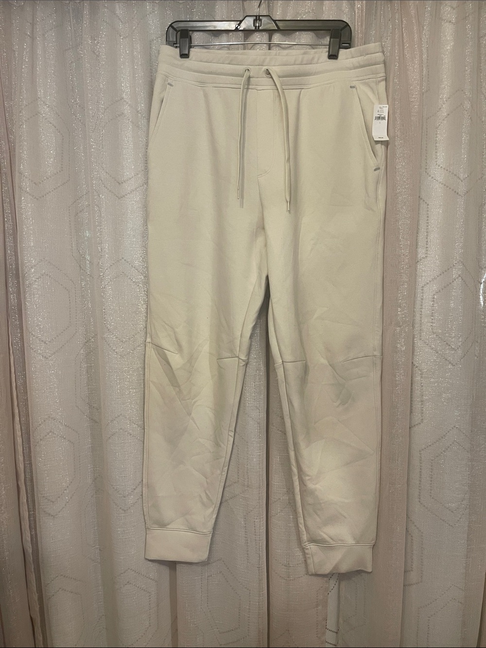 GAP Men's Cream Drawstring Joggers